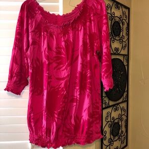 Lane Bryant | Off shoulder floral top